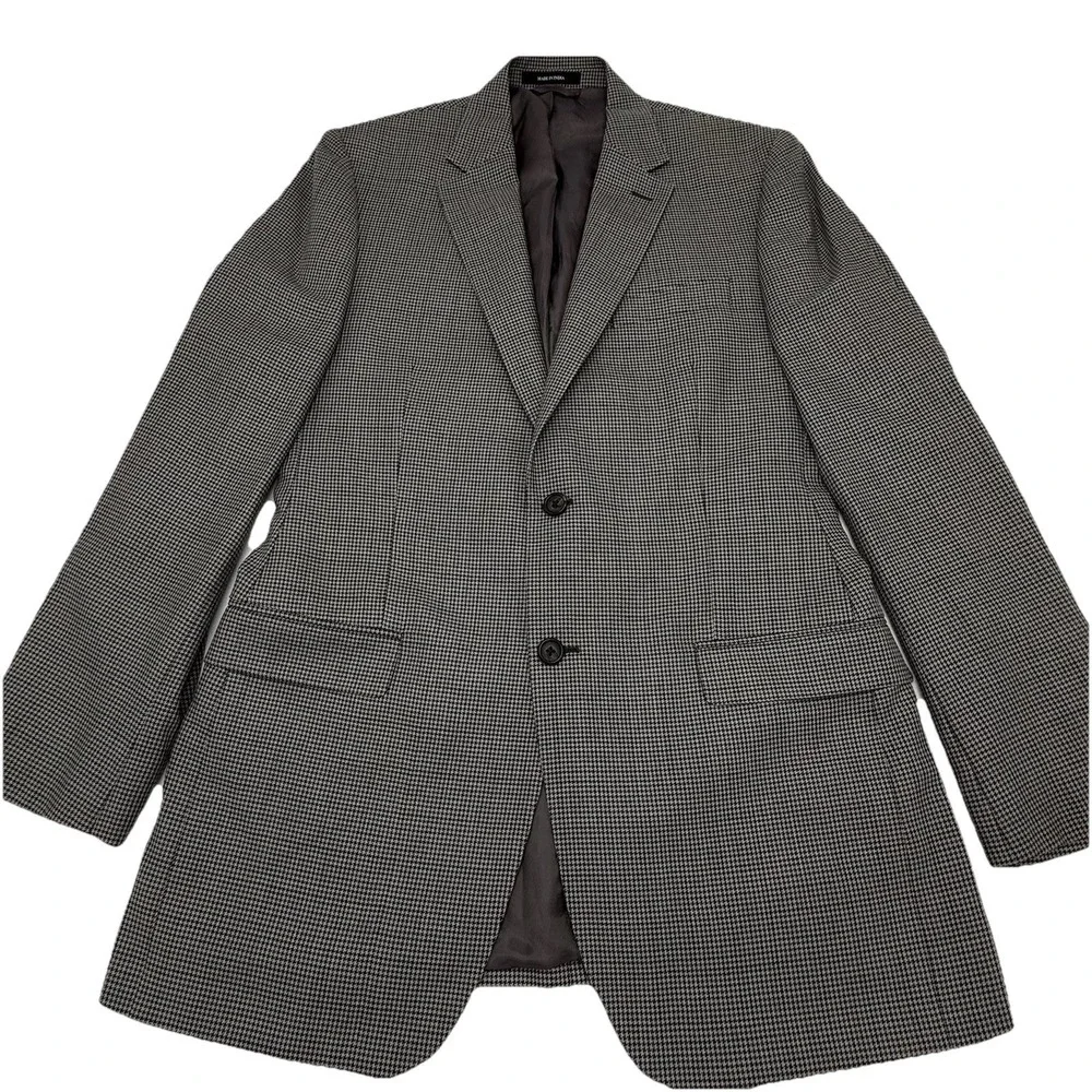 Lauren by Ralph Lauren Men's 40L Wool Silk Blend Slim Sport‎ Coat Houndstooth